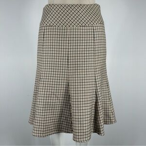 Mexx Black and Cream Checkered Skirt